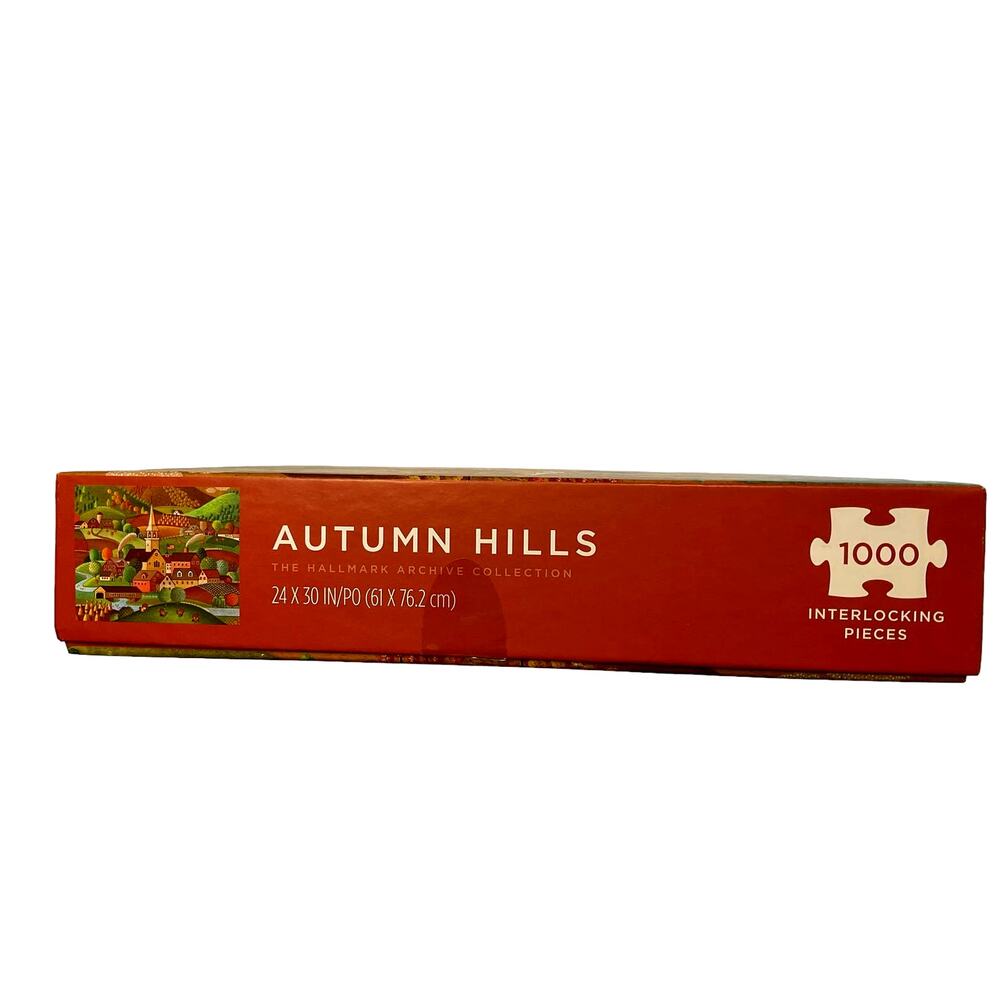 Puzzle Hallmark Autumn Hills 1000 Pcs Made in USA New in Box - Picture 3 of 6